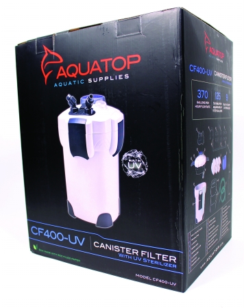 Picture of Aquatop Aquatic Supplies 4 Stage Canister Filter With Uv Sterilizer 75 To 125 Gal CF400-UV