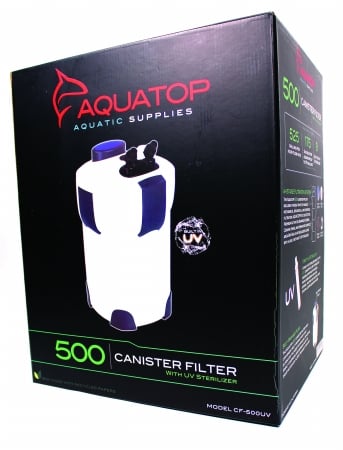 Picture of Aquatop Aquatic Supplies 5 Stage Canister Filter With Uv Sterilizer Up To 175 Gal CF500-UV