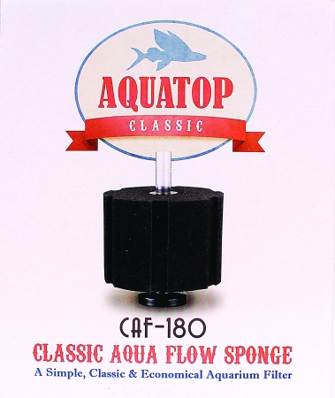 Picture of Aquatop Aquatic Supplies Classic Aqua Flow Sponge Aquarium Filter Up To 180 Gal CAF-180