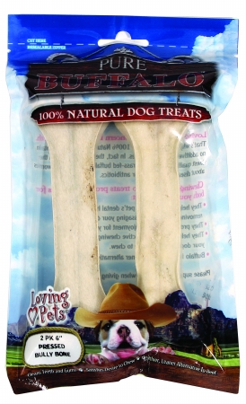 Picture of Loving Pet Pure Buffalo Pressed Bully Bones 6 Inch-2 Pack 5665