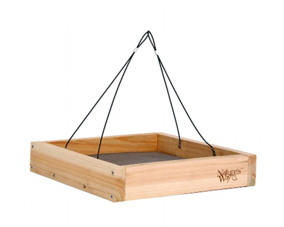 Picture of Natures Way Bird Hanging Platform Feeder 12X12X3 In Cedar CWF3