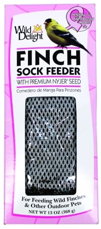 Picture of D&D Commodities Wild Delight Pink Ribbon Finch Sock Feeder 13 Ounce 383040