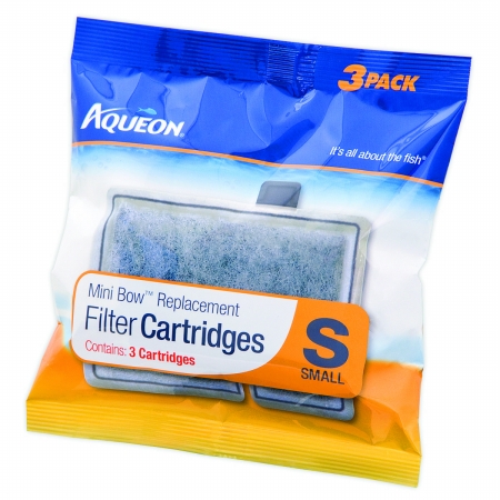 Picture of Aqueon Aqueon Mini Bow Filter Cartridge 2.5 & 5.0 Small-3 Pack 06076
