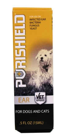 Picture of Durvet Purishield Ear Drops For Dogs And Cats .5 Ounce 090-06235