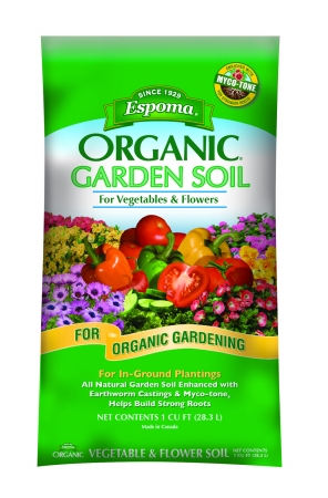 Picture of Espoma Organic Garden Soil For Vegetables And Flowers 1 Cubic Foot VFGS1