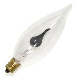 Picture of Bulbrite Pack of (18) 3 Watt Dimmable Clear CA10 Incandescent Light Bulbs with Candelabra (E12) Base  2700K Warm White Light