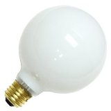 Pack of (12) 25 Watt Dimmable White G30 Incandescent Light Bulbs with Medium (E26) Base  2700K Warm White Light