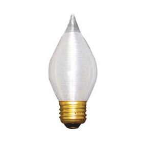 Picture of Bulbrite Pack of (10) 25 Watt Dimmable Satin Finish C15 Spunlite Incandescent Light Bulbs with Medium (E26) Base  