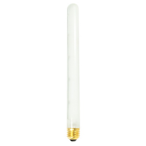 Picture of Bulbrite Pack of (5) 75 Watt Dimmable Frost T8 Incandescent Light Bulbs with Medium (E26) Base  2700K Warm White Light