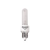 Picture of Bulbrite KX2000 Pack of (2) 40 Watt Dimmable Frost T3 Xenon Light Bulbs with Mini-Candelabra (E11) Base  2700K Warm White Light