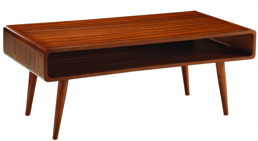 Halmstad Coffee Table, Zebra Series,Rich Walnut