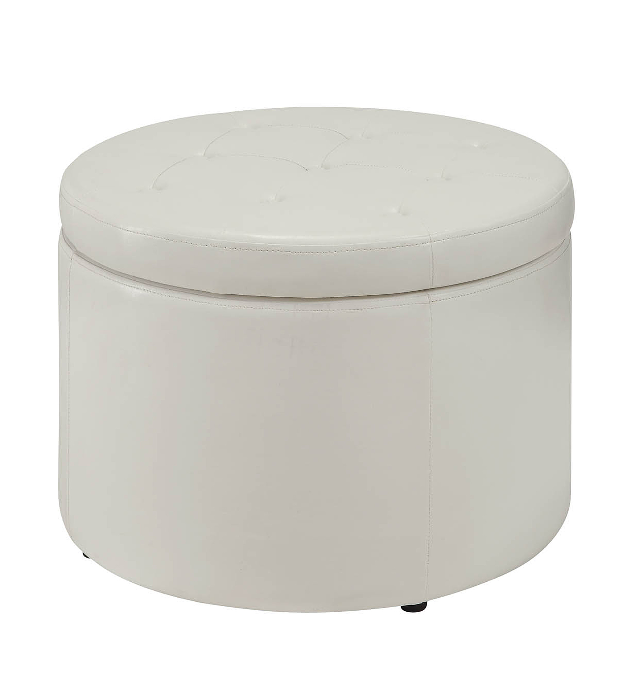 Picture of Convenience Concepts 161546 Round Shoe Ottoman