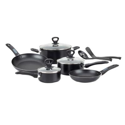 Picture of T-Fal/Wearever A797SA84 Mirro 10pc Cookset Black