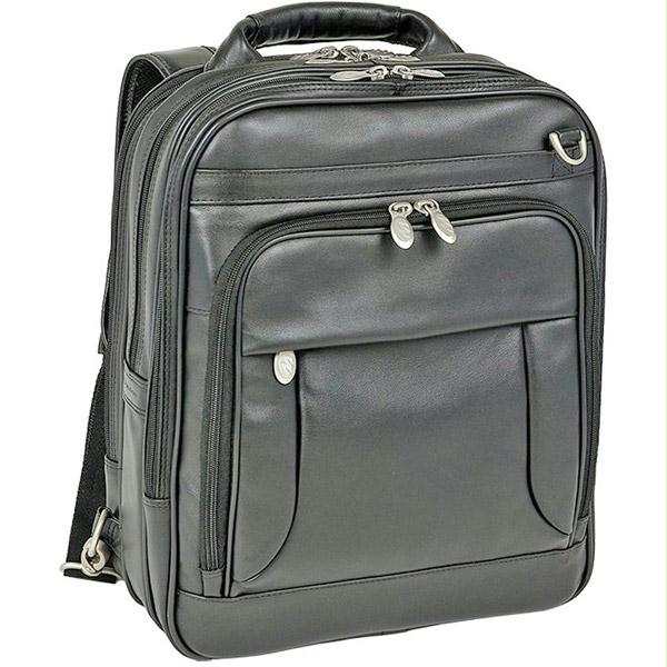 Picture of McKlein 15.4 Inch Lincoln Park 3-Way Leather Computer Brief Pack - 41655