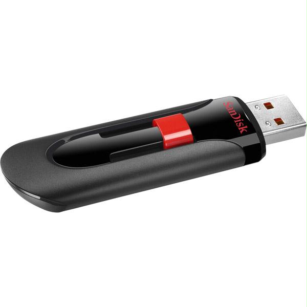 Picture of SanDisk 32GB Cruzer Glide USB 2.0 Flash Drive with Retractable Connector - SDCZ60-032G-A46