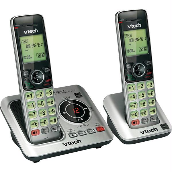 Picture of Vtech 2 Handset Cordless Phone System CS6629-2 with Caller ID and Call Waiting - 80-8614-00