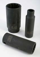 SUNEX TOOL SU267224 .5 in. Dr. 12 Pt. 24mm Deep Impact Socket