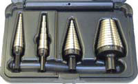 Picture of Irwin Industrial Tool Vg10225 4-Pc Unibit Step Drill Sets