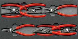 Picture of Knipex Tools Lp 00 20 01 V02 6 Pc. Snap Ring Plier Set