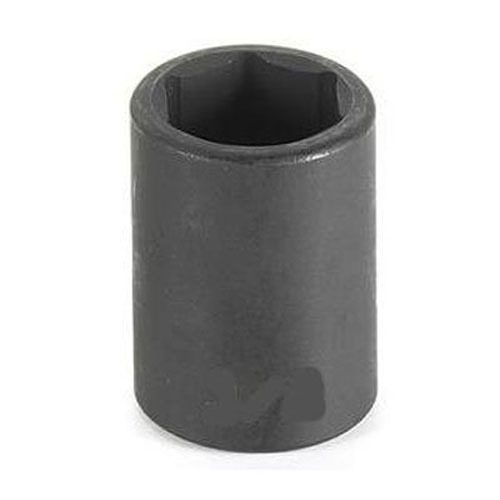 1/2" Drive, 14mm Size, Metric Socket, 6 Points, 14mm,1/2"D,Impact,6pt.