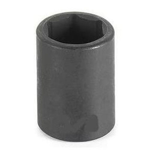 1/2" Drive, 15mm Size, Metric Socket, 12 Points, 15mm, 1/2"D, Impact, 12pt., Short