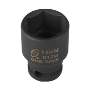 Sunex Tool 312MRD .38 Inch Dr 12Mm Semi-Deep Impact Socket