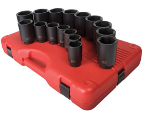 Sunex Tool 321MRD .38 Inch Dr 21Mm Semi-Deep Impact Socket