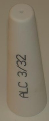 Ceramic Nozzle,7 cfm,Pressure,3/32"