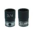 Grey Pneumatic 3/8" Drive 22 Mm 12-Point Metric Standard Socket (81122M)