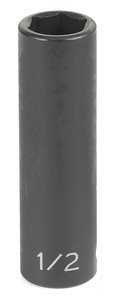 Grey Pneumatic 1/2" Drive x 1-1/2" Deep Duo-Socket - 6 Point (82048D)