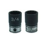 Grey Pneumatic 1/2" Drive x 18mm Standard Duo-Socket - 12pt (82118M)