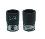 Grey Pneumatic 1/4" Drive 6 Mm 12-Point Metric Standard Socket (89106M)