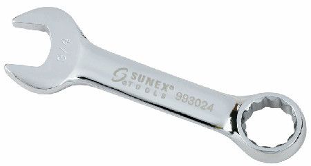 Sunex Tool 993024 .75 Stubby Combination Wrench