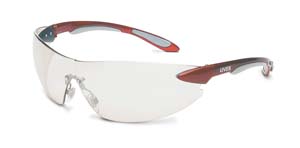 Picture of Bacou-Dalloz S4412 Uvex Ignite Red-Silver Frame Reflect 50 Lens