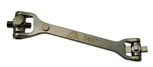 8-1 Drain Plug Wrench - Square & Hex Male