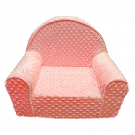 60321 Pink Minky Dot My First Chair -  Fun Furnishings