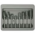 Astro Pneumatic Tool Co. 2181 8Pc. Double Cut Carbide Rotary Burr Set In Blow Molded Case Astro Pneumatic Tool Co. 2181 8Pc. Double Cut Carbide Rotary Burr Set In Blow Molded Case