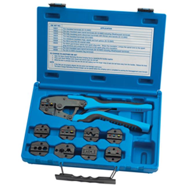 S & G Tool Aid Ta18980 Master Ratcheting Terminal Crimper Set