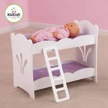 Picture of KidKraft 60130 Lil Doll Bunk Bed