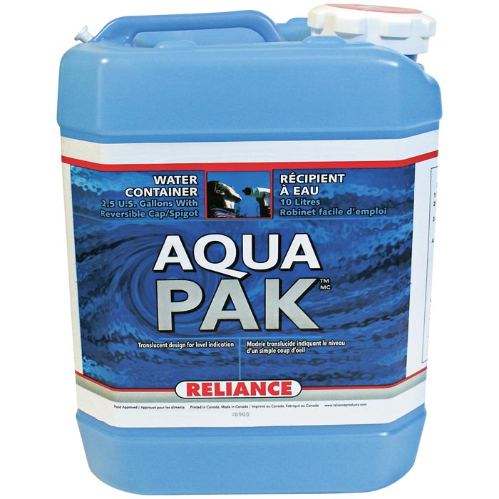 8905-03 Aqua-Pak 2.5 Gal Container Water Carrier