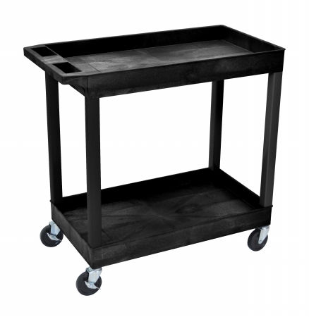 Picture of Luxor EC11-B Two Shelf Utility Cart