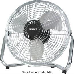 Picture of Optimus F4123 Steel Fan Industrialgrade High Velocity 12Inch
