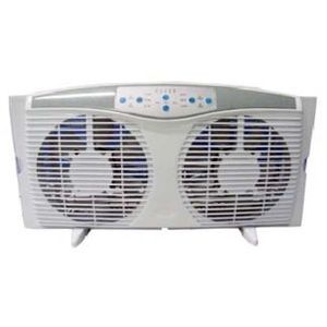 Picture of Optimus F5286 Window Fan 8Inch Twin Electric Reversible With