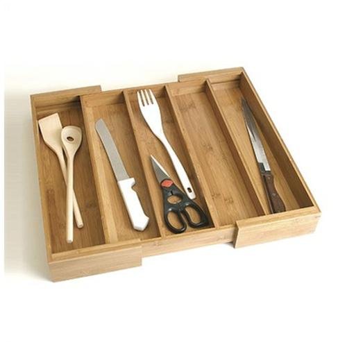 Picture of Lipper 8892 Bamboo Utensil Organizer Expandable