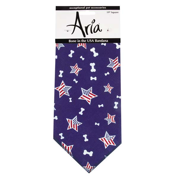 Picture of Aria North DT6246 19 Bone in the USA Bandana Navy