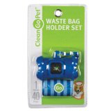 Picture of Clean Go Pet ZW4641 19 Bone Waste Bag Holder Blue