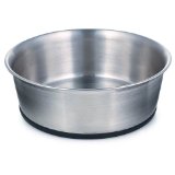 Picture of Proselect ZW880 30 Stainless Steel Bowl with Rubber Base 30oz