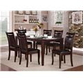 Home Elegance 2547-72 Maeve Dining Table in Dark Brown Home Elegance 2547-72 Maeve Dining Table in Dark Brown