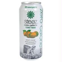 Picture of Steaz 86551steaz Zero Calorie Peach Mango Iced Tea -12x16 Oz