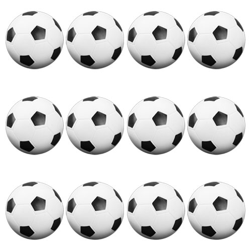 Picture of Brybelly Holdings GFOO-001 12 Black and White Soccer Style Foosballs